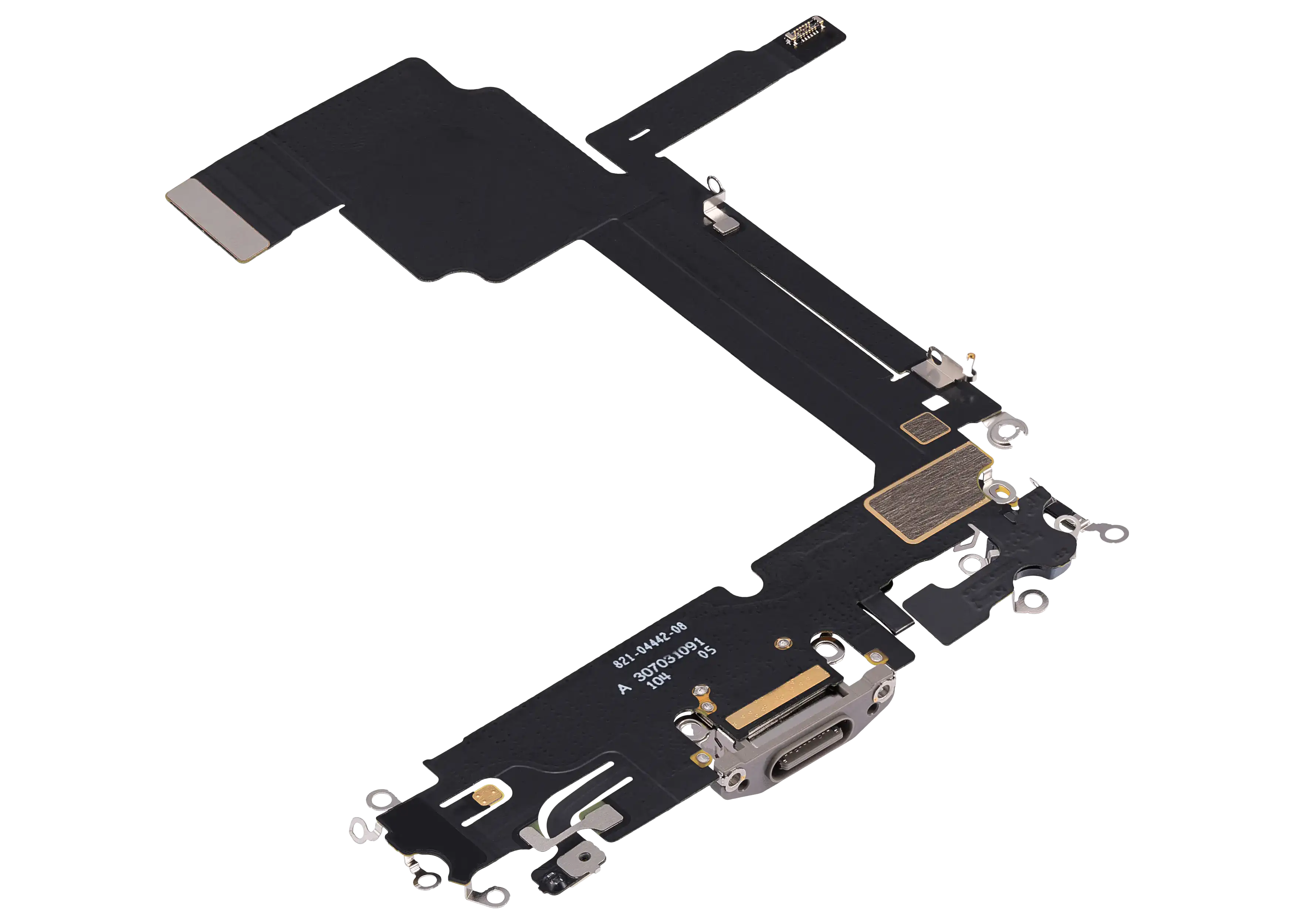 Ladebuchse Flex Cable für iPhone 15 Pro Max (gebrauchter OEM-Ausbau) (Natural Titanium)