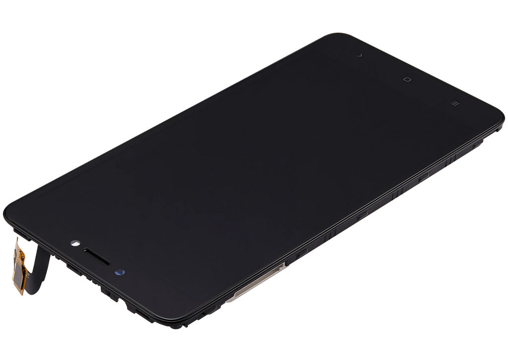 LCD-Display mit Rahmen für Xiaomi Redmi Note 4x (Aftermarket Plus) (Schwarz)