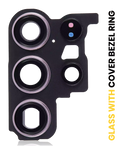 Rear Camera Lens with Bezel for Samsung Galaxy S23 Ultra 5G (Lavender)
