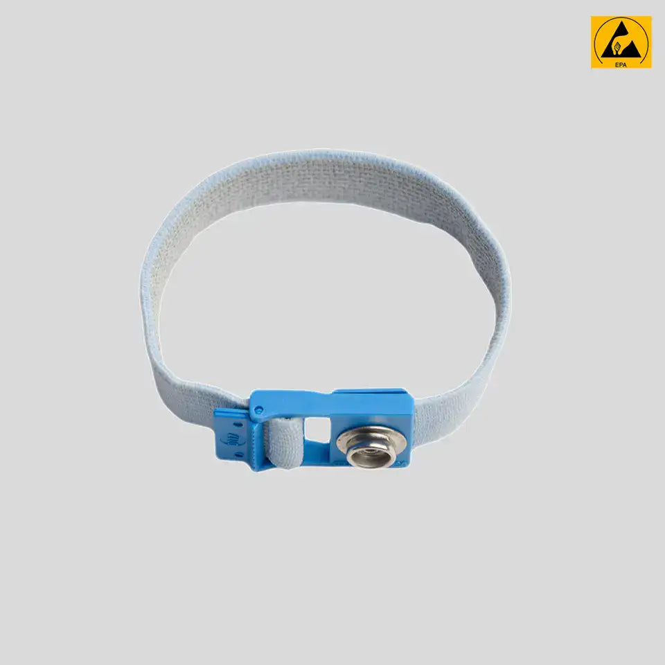 Hochkomfort Anti-Allergie Handgelenkband mit 10mm Stud (ESD-sicher)