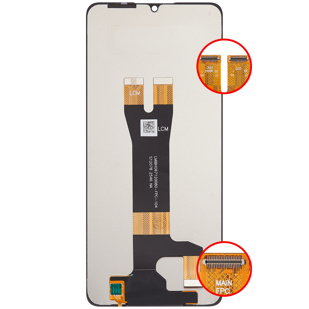 LCD-Display ohne Rahmen für ZTE Blade A36 (Z2472) / A56 (Z2473) / A76 4G (Z2474) (Refurbished) (Alle Farben)