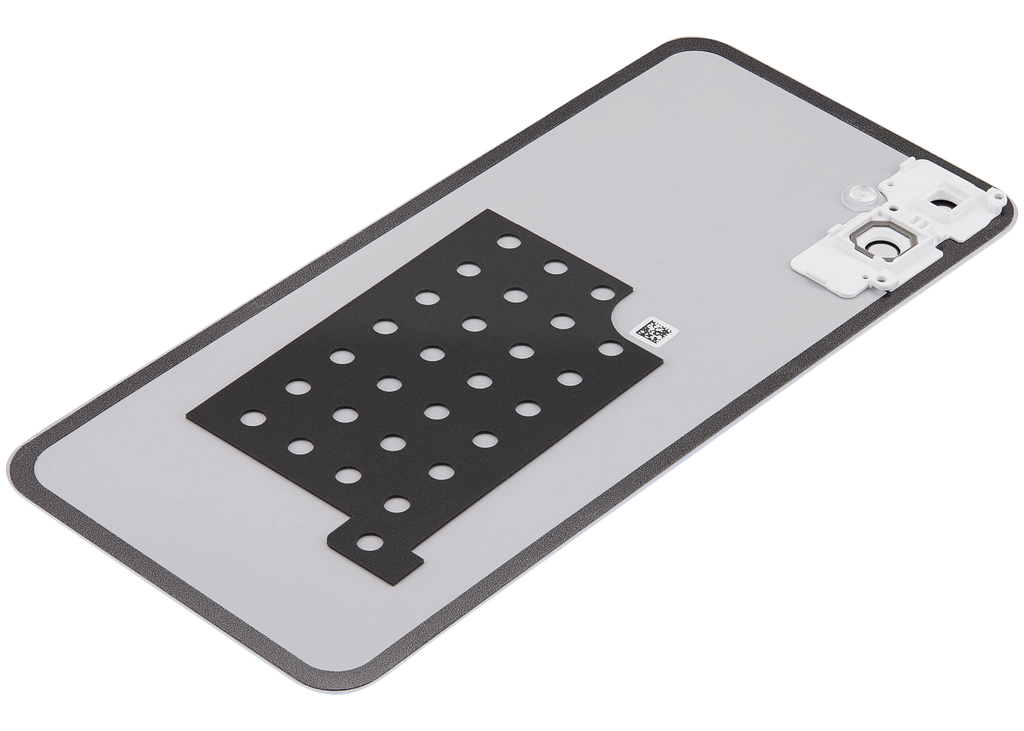 Backcover mit Camera Lens für Samsung Galaxy A05 4G (A055 / 2023) (ohne Logo) (Aftermarket Plus) (Silber)