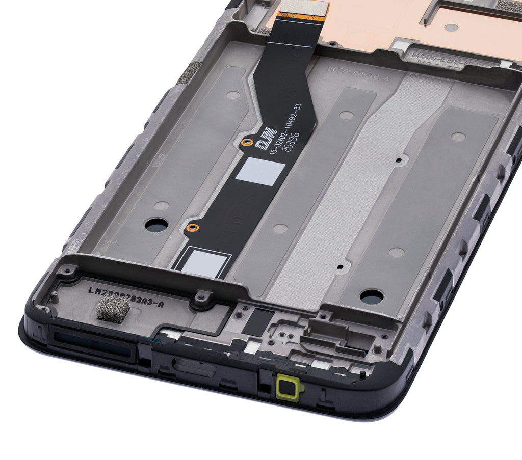 LCD-Display mit Rahmen für Motorola Moto G9 Plus (XT2087 / 2020) (Refurbished) (Alle Farben)