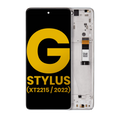 LCD-Display m. Rahmen f. Moto G Stylus 5G XT2215 Refurb. Seafoam Green