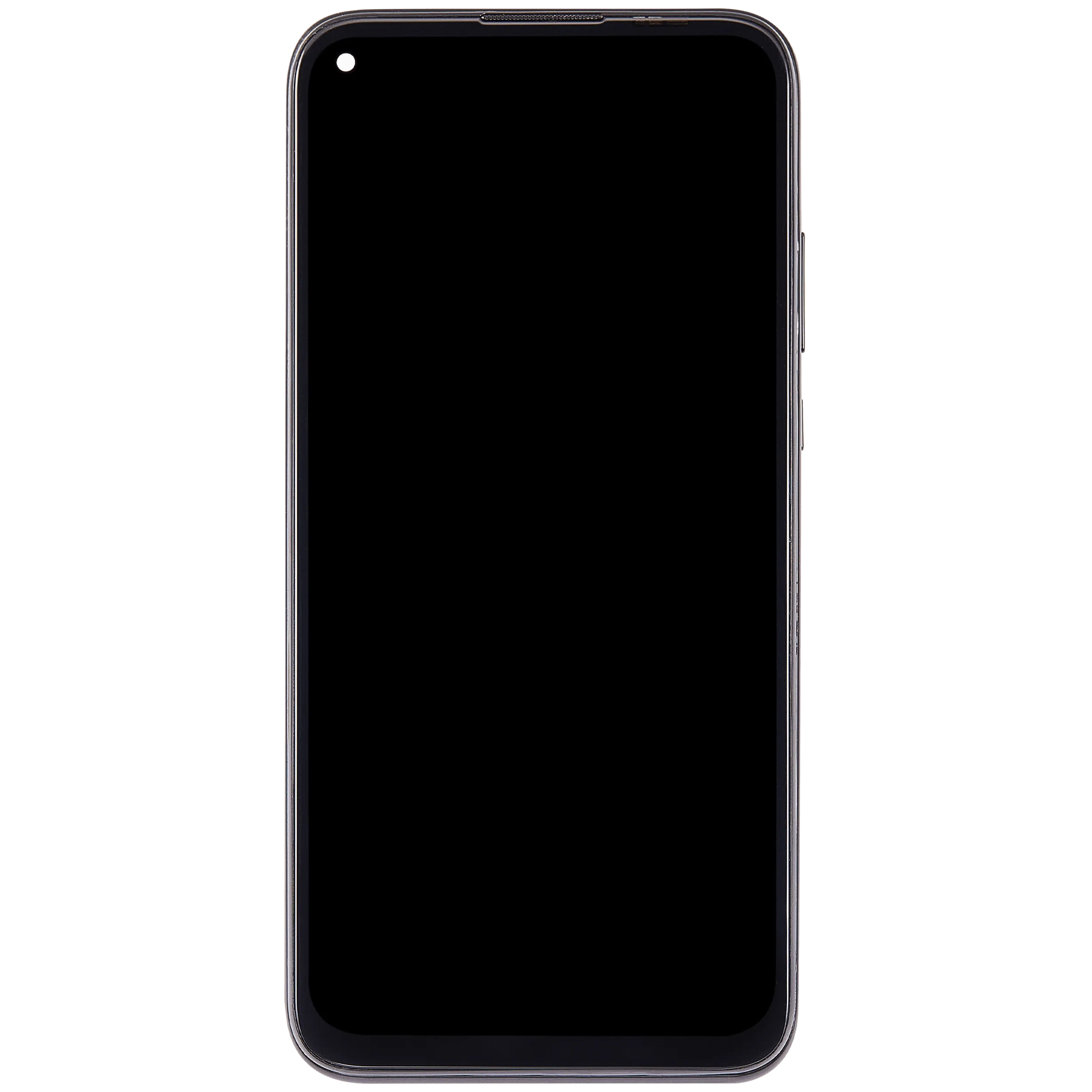 LCD-Display mit Rahmen für Huawei Nova 5i (2019) (Refurbished) (Schwarz)