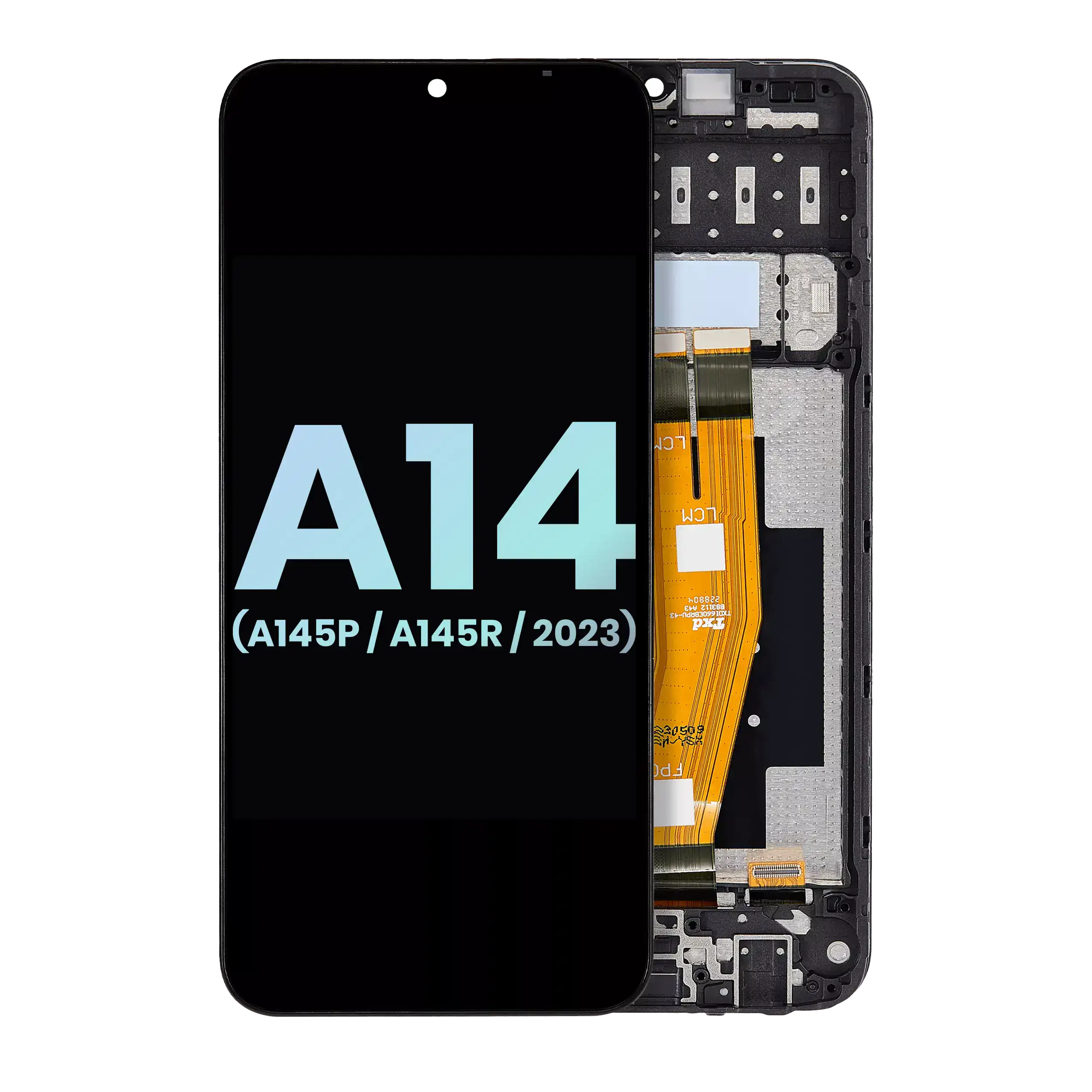 LCD Display with Frame for Samsung Galaxy A14 4G (A145P / A145R / 2023) (Service Pack) (All Colors)