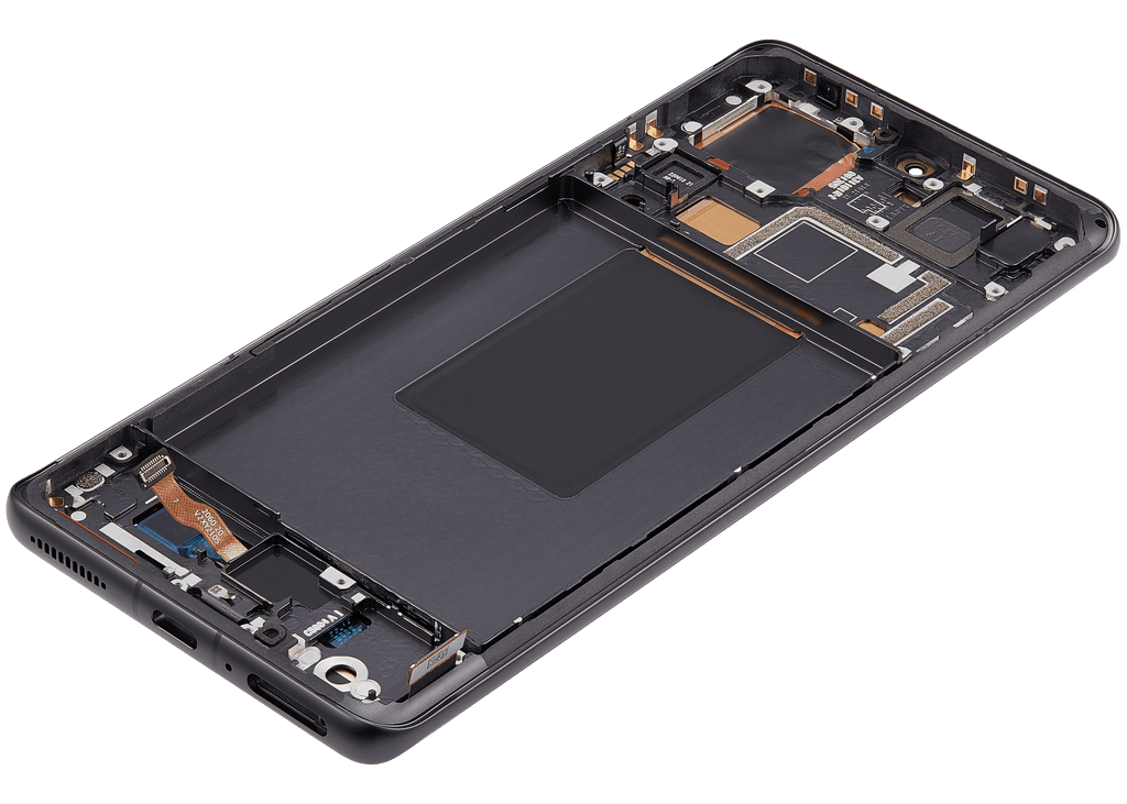 OLED-Display mit Rahmen für Xiaomi 12 Pro / 12S Pro (Refurbished) (Grau)