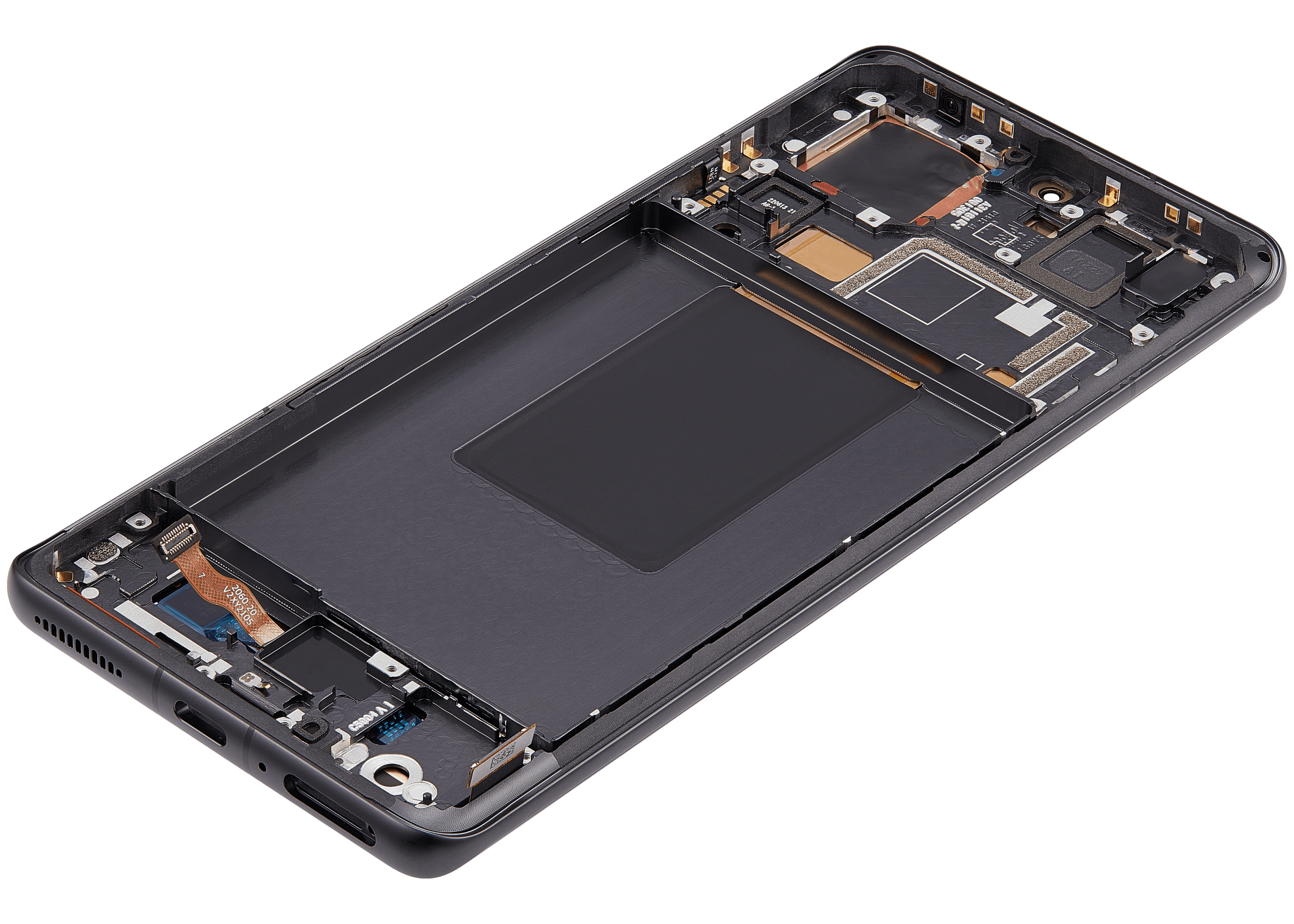 OLED-Display mit Rahmen für Xiaomi 12 Pro / 12S Pro (Refurbished) (Grau)