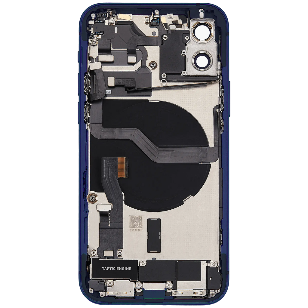 Original Apple-Ausbau C gebraucht – iPhone 12 EU / Backcover/Rahmen Blau