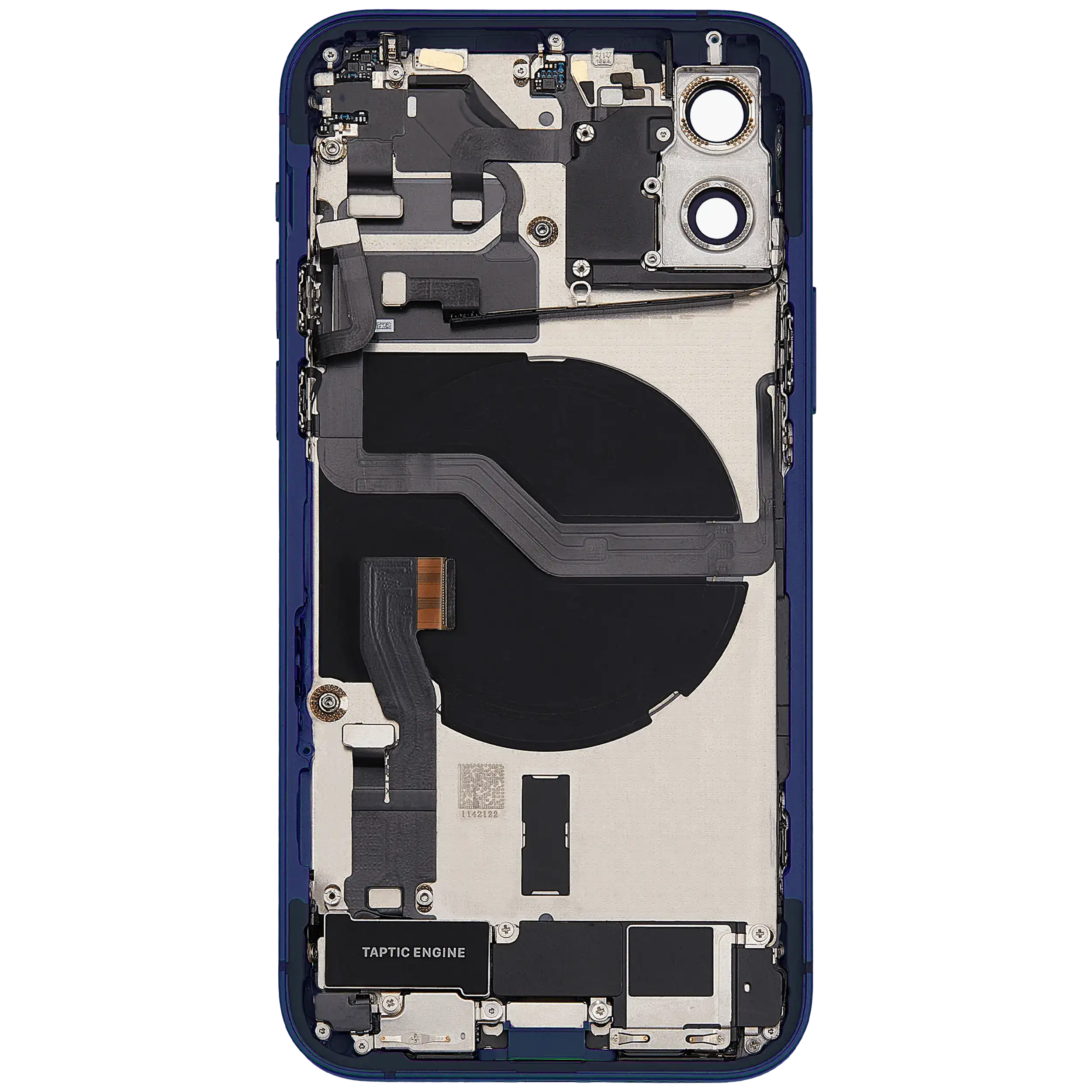 Original Apple-Ausbau C gebraucht – iPhone 12 EU / Backcover/Rahmen Blau