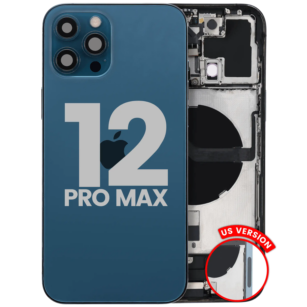 Original Apple-Ausbau B gebraucht – iPhone 12 Pro Backcover/Rahmen Pacific Blau