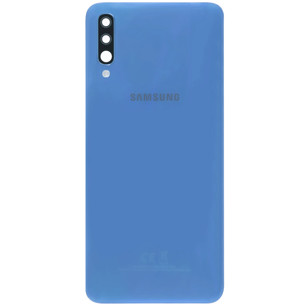Backcover mit Camera Lens Compatible für Samsung Galaxy A70 (A705) (Service Pack) (Blau)