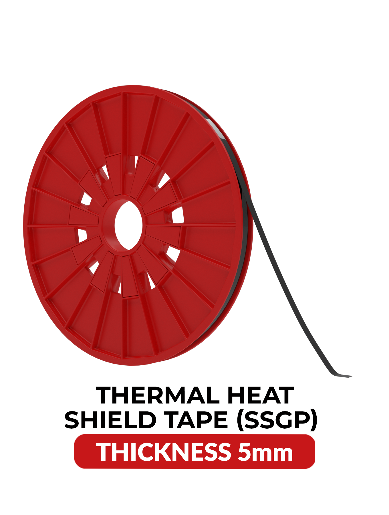 Thermal Heat Shield Tape (5MM x 25M (SSGP)