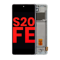 OLED Display with Frame for Samsung Galaxy S20 FE 4G / 5G (Aftermarket Plus) (Cloud Mint)