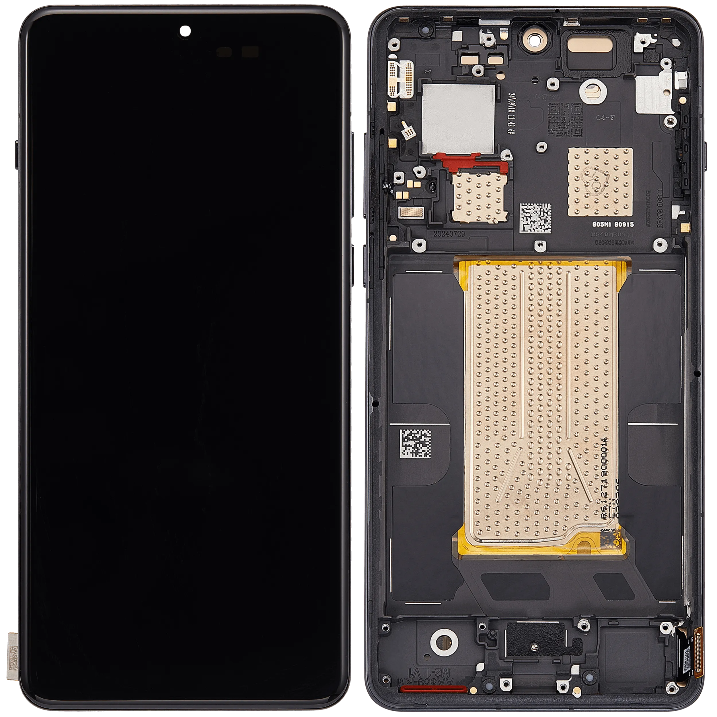 OLED-Display mit Rahmen für OnePlus 13 (Refurbished) (Black Eclipse)