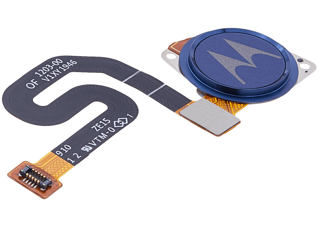 Fingerprint Scanner mit Flex für Motorola Moto G7 Power (XT1955 / 2019) (Original OEM) (Marine Blue)