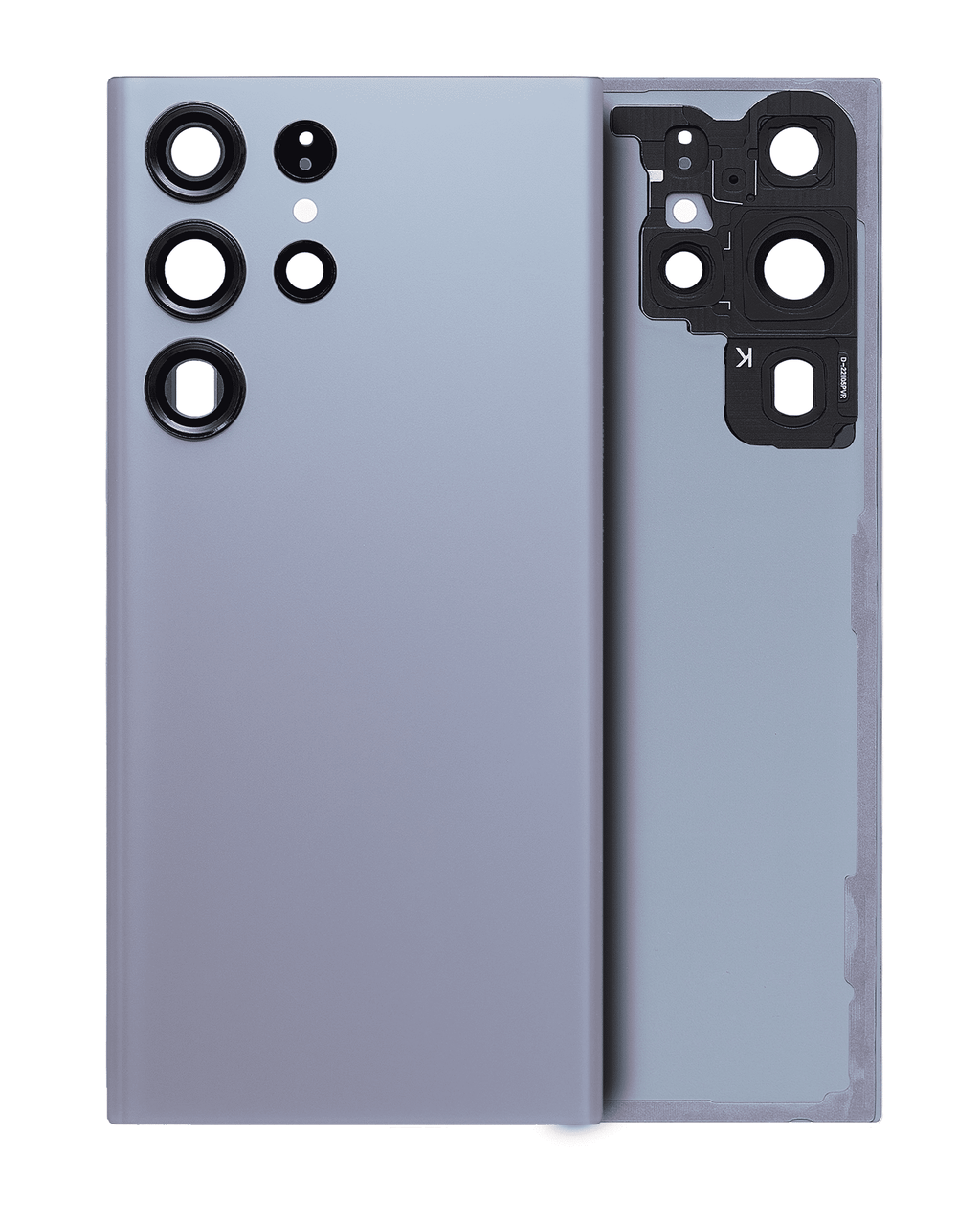 Back Cover with Camera Lens for Samsung Galaxy S23 Ultra 5G (No Logo) (Aftermarket Plus) (Graphite)