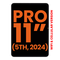 OLED-Display mit Digitizer für iPad Pro 11" 5th Gen (2024) (WFi & Cellular) (Blemish: Qualität A) (Schwarz)