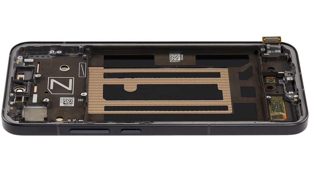 OLED-Display mit Rahmen für OPPO Reno 13 (Refurbished) (Schwarz)