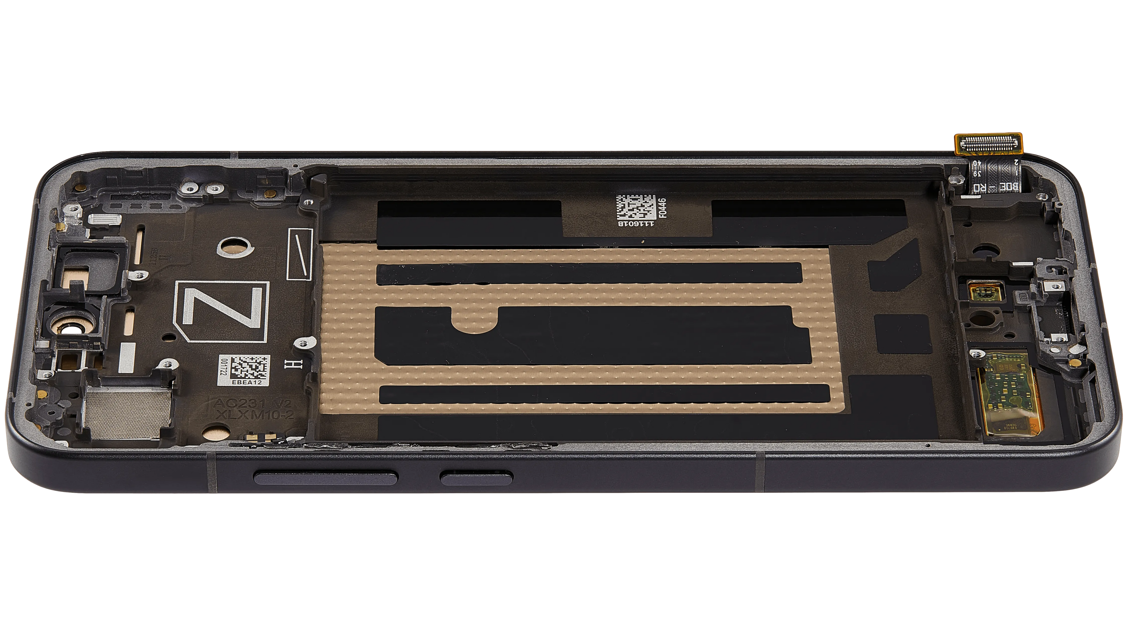 OLED-Display mit Rahmen für OPPO Reno 13 (Refurbished) (Schwarz)