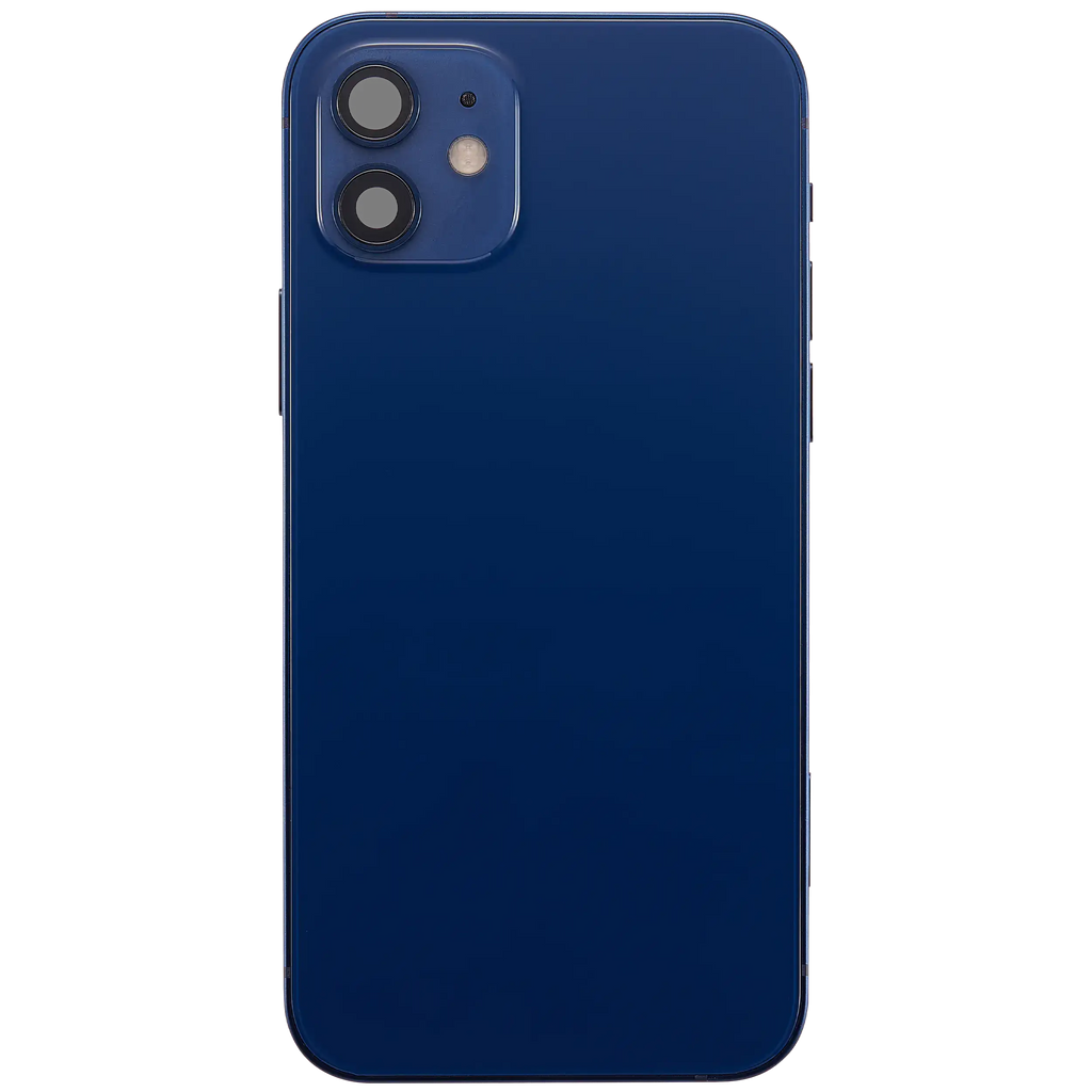 Original Apple-Ausbau C gebraucht – iPhone 12 EU / Backcover/Rahmen Blau