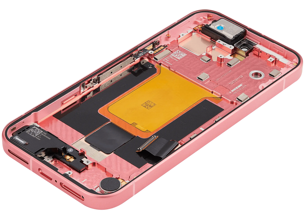 OLED-Display mit Rahmen (mit Fingerprint Sensor) für Google Pixel 9A (Refurbished) (Peony)