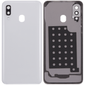 Backcover Glass mit Camera Lens Compatible für Samsung Galaxy A40 (A405 / 2019) (Aftermarket Plus) (Weiß)
