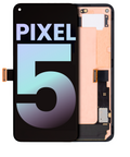 OLED-Display mit Rahmen für Google Pixel 5 (Original OEM) (Just Black)
