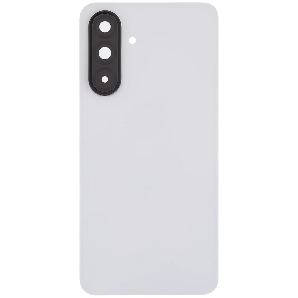 Backcover Glass mit Camera Lens für Samsung Galaxy A36 5G (A366 / 2025) (ohne Logo) (Aftermarket Plus) (Weiß)