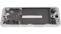OLED-Display mit Rahmen für Samsung Galaxy S21 FE 5G (US & Internationale Version) (Aftermarket Plus) (120Hz) (Weiß)