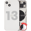 Backcover/Rahmen mit Small Parts für iPhone 13 (US-Version) (gebrauchter OEM-Ausbau, Qualität A) (Starlight)