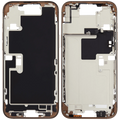 Midframe/Rahmen mit Small Parts für iPhone 16 Pro Max (EU / Global Version) (gebrauchter OEM-Ausbau, Qualität B) (Desert Titanium)