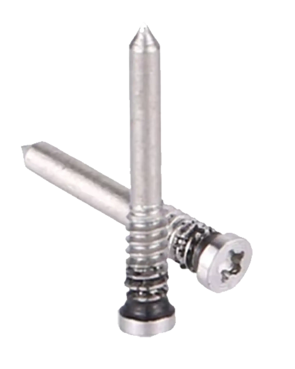 Bottom Security Screws for iPhone 12 Pro Max (Service Pack) (Silver)