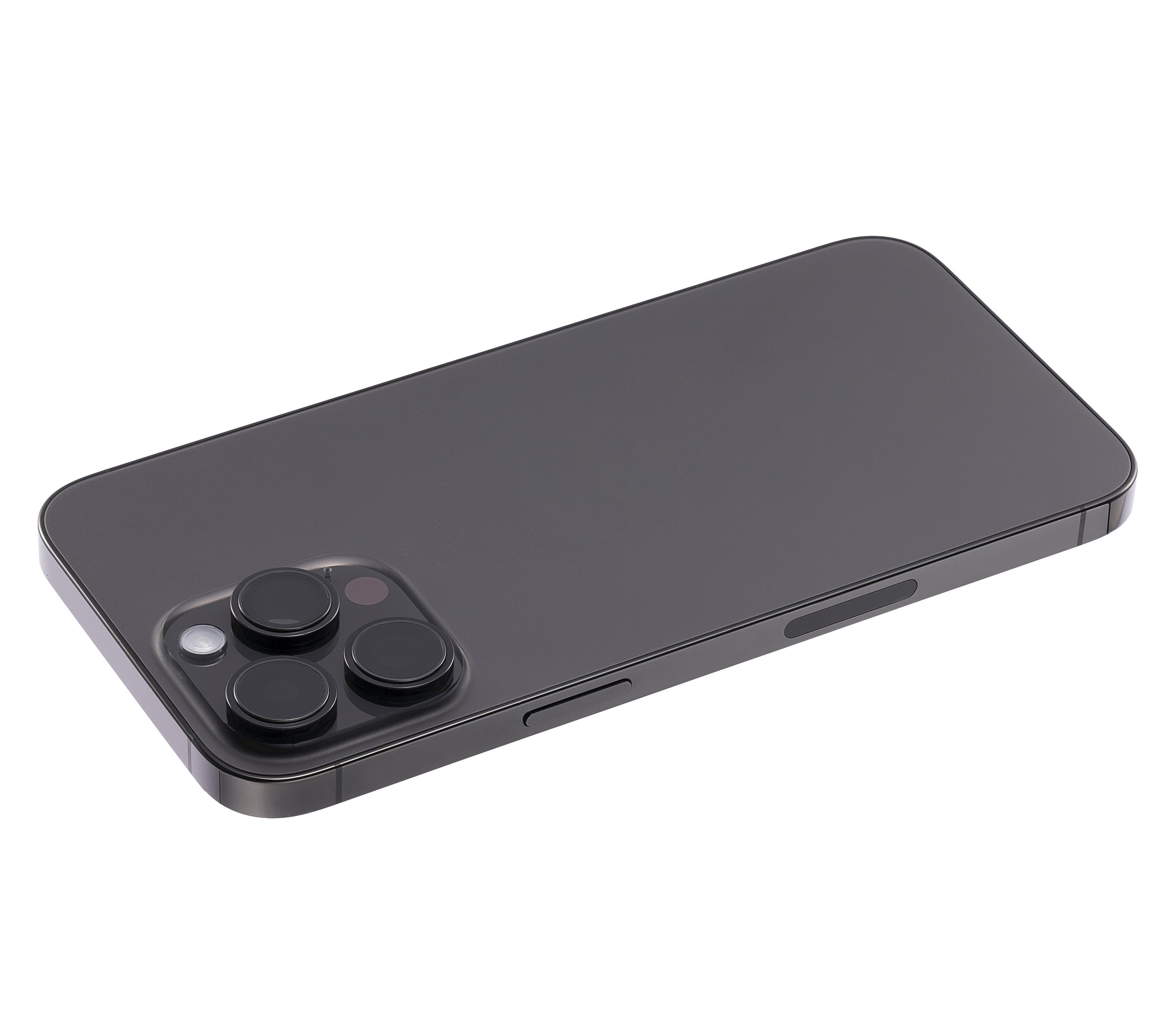 Backcover/Rahmen mit Small Parts für iPhone 14 Pro Max (US-Version) (gebrauchter OEM-Ausbau, Qualität A) (Space Schwarz)