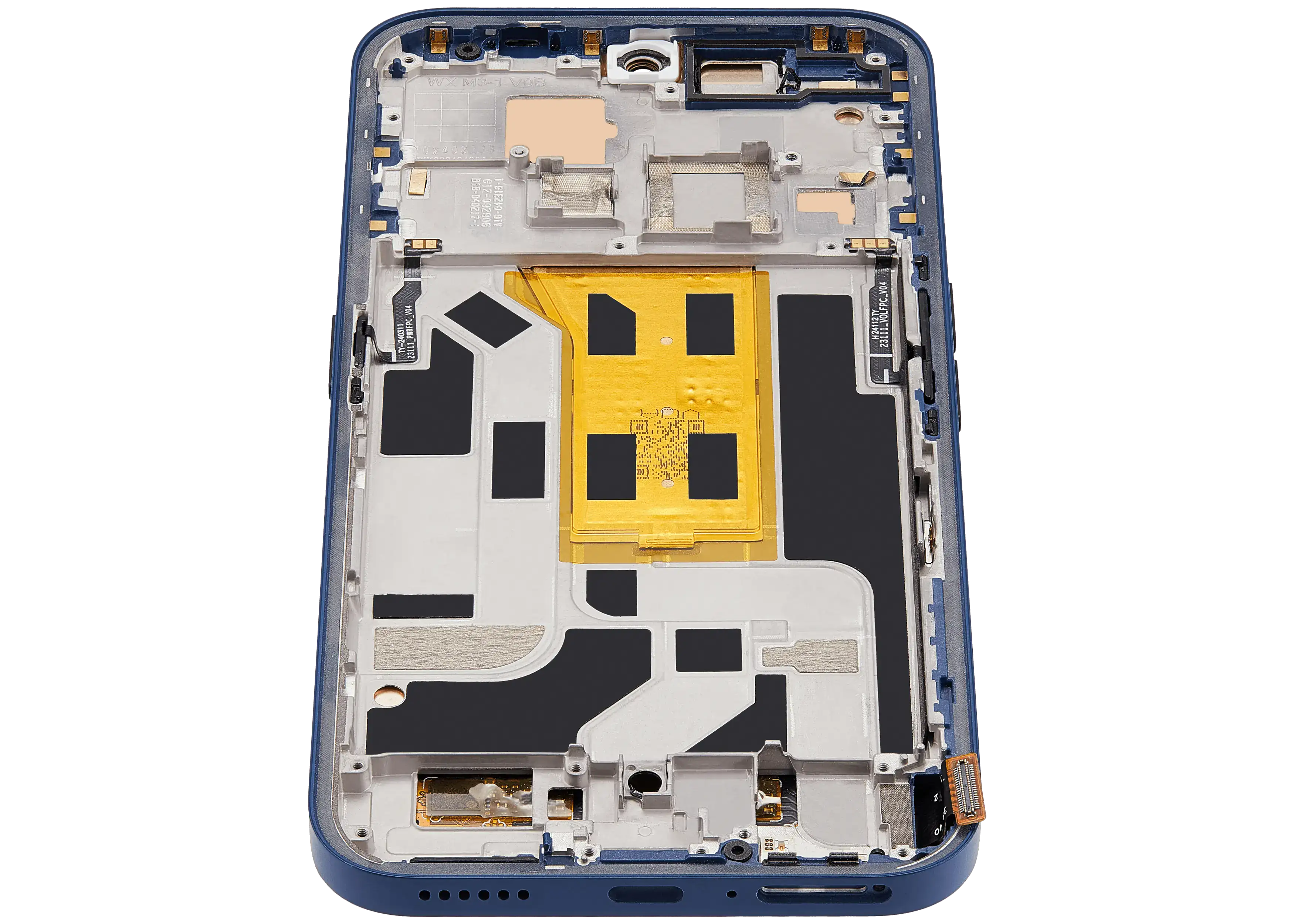 OLED-Display mit Rahmen für Nothing Phone (2a) (Refurbished) (Blau)