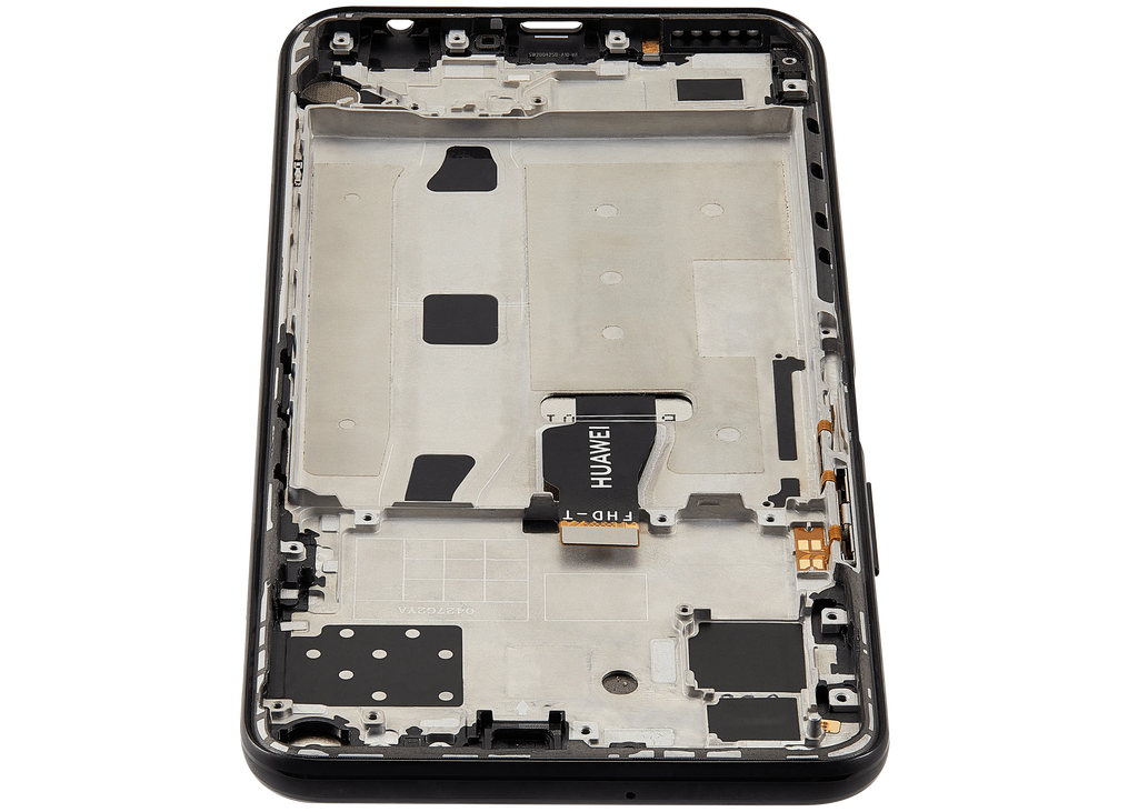 LCD-Display mit Rahmen für Huawei Nova 7 SE (2020) (Refurbished) (Schwarz)