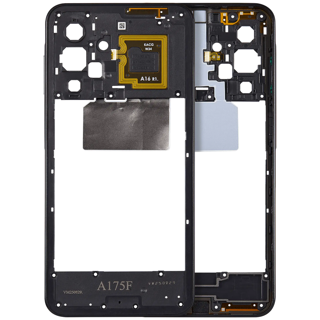 Midframe/Rahmen für Samsung Galaxy A17 4G (A175 / 2025) (Schwarz)