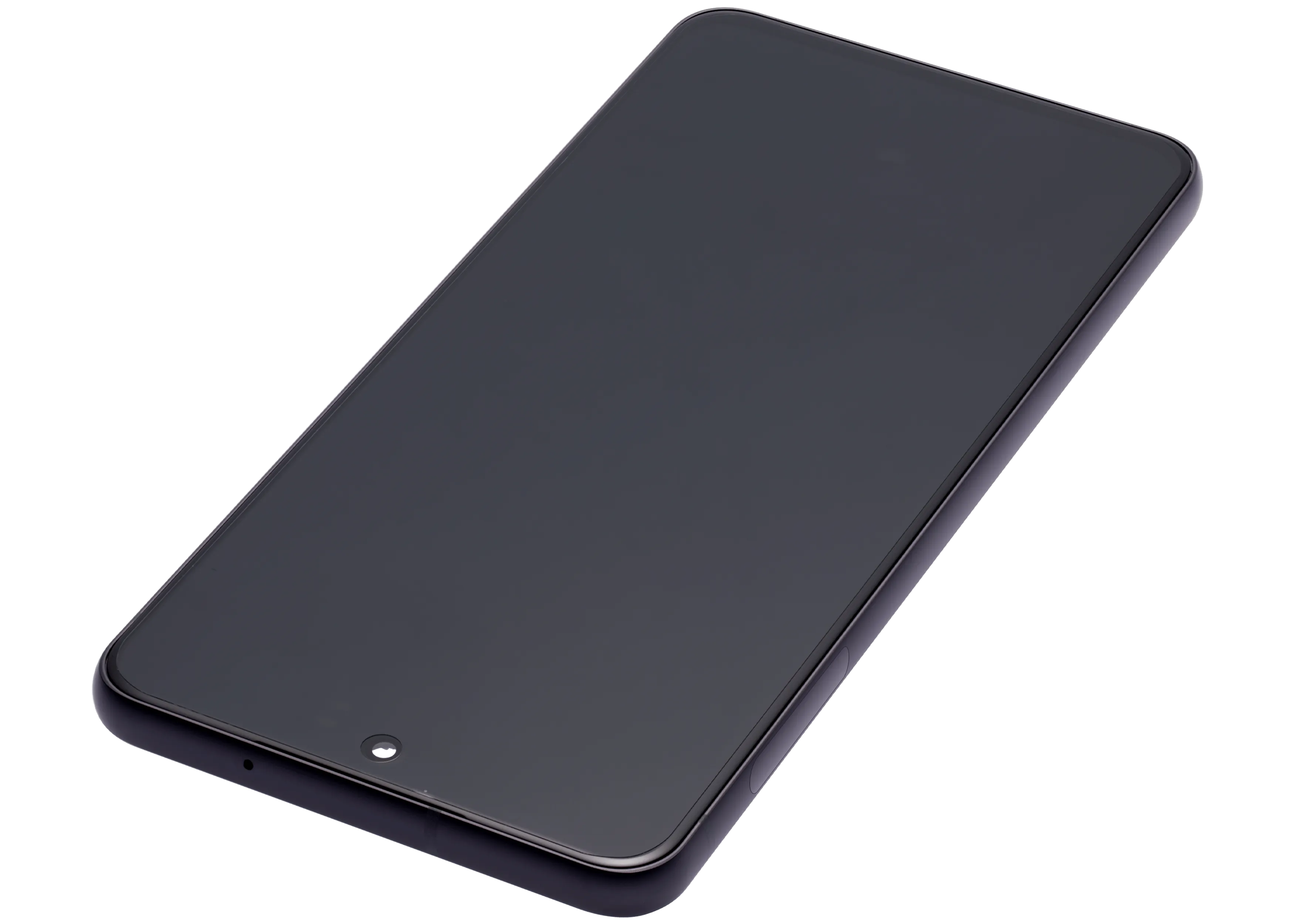 OLED-Display mit Rahmen für Samsung Galaxy S21 FE 5G (US & Internationale Version) (Aftermarket Plus) (120Hz) (Graphite)