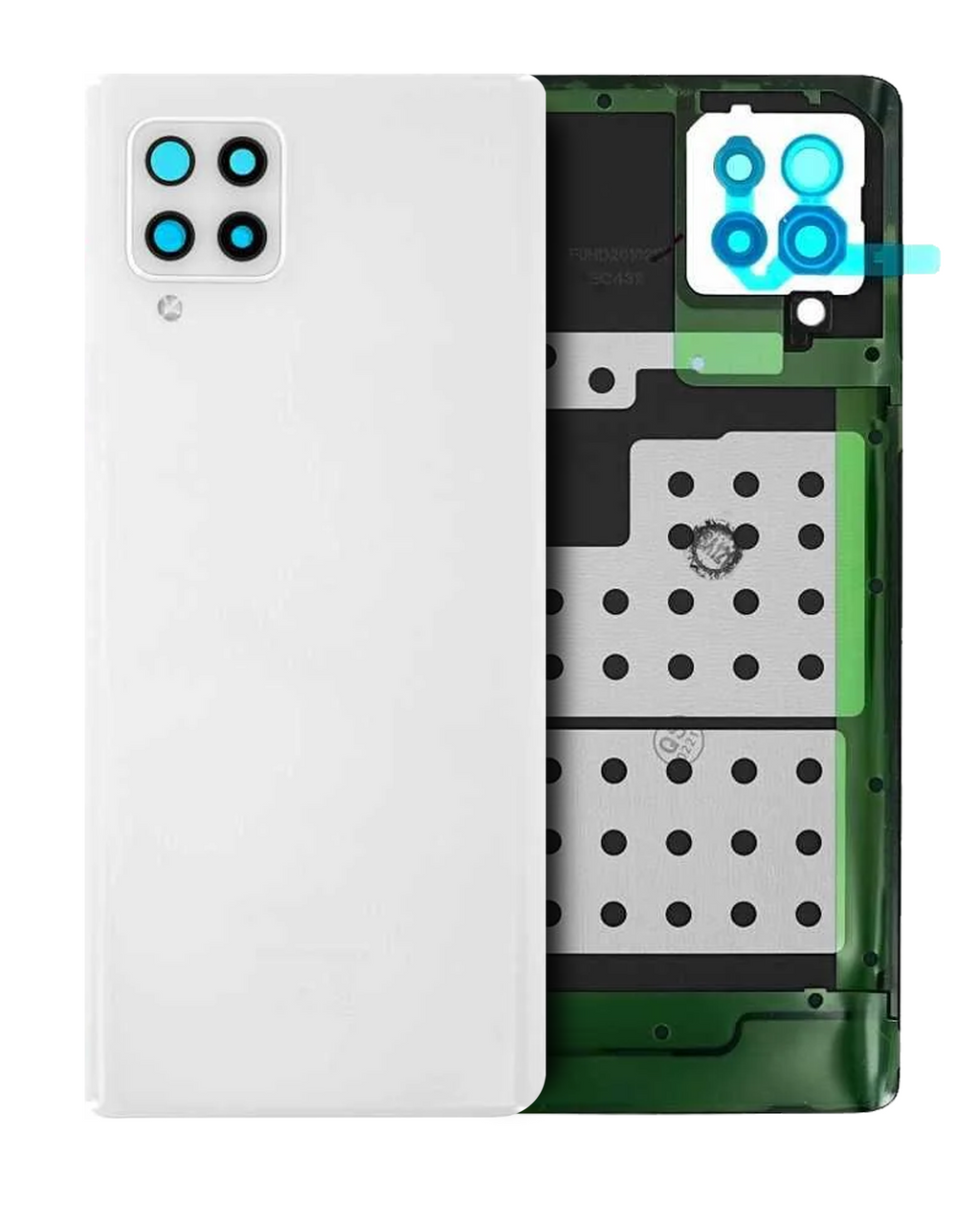 Back Cover with Camera Lens for Samsung Galaxy A42 5G (A426 / 2020) (Service Pack) Prism Dot White