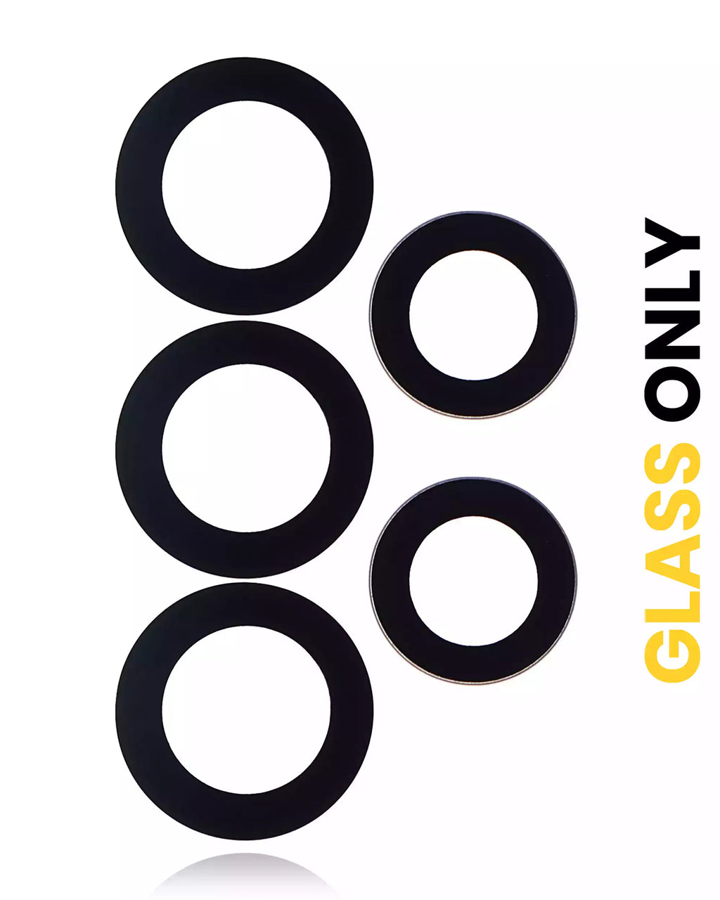Rear Camera Glass with Adhesive for Samsung Galaxy A72 (A725)/A52 (A525)/A52 5G (A526)/A52S 5G (A528) - 10-pack (set of 5)
