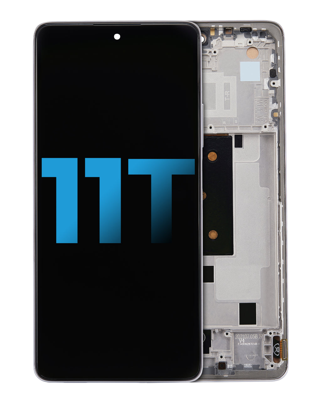 LCD Display with Frame for Xiaomi 11T (Aftermarket Incell) (Moonlight White)