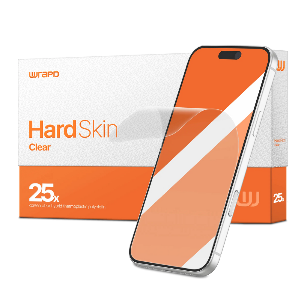 Wrapd HardSkin - TPH Display & Edge Protector Film (25 Pack) (Clear)