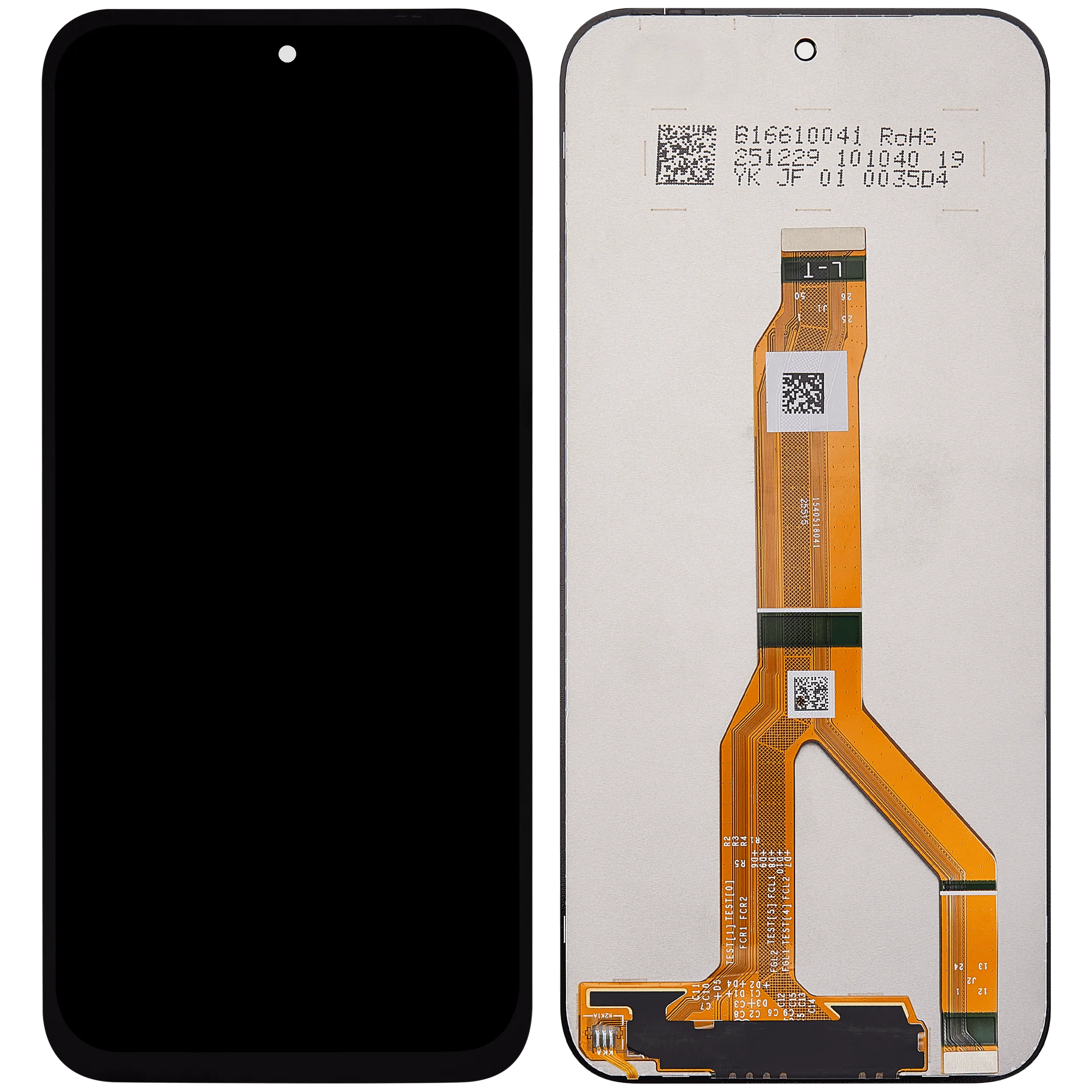LCD-Display ohne Rahmen für Honor X7E / Play 80 Plus (Refurbished) (Alle Farben)