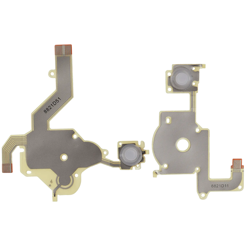 Left Right Button Conductive Film for PlayStation Portable PSP 3000 (2-Pack)