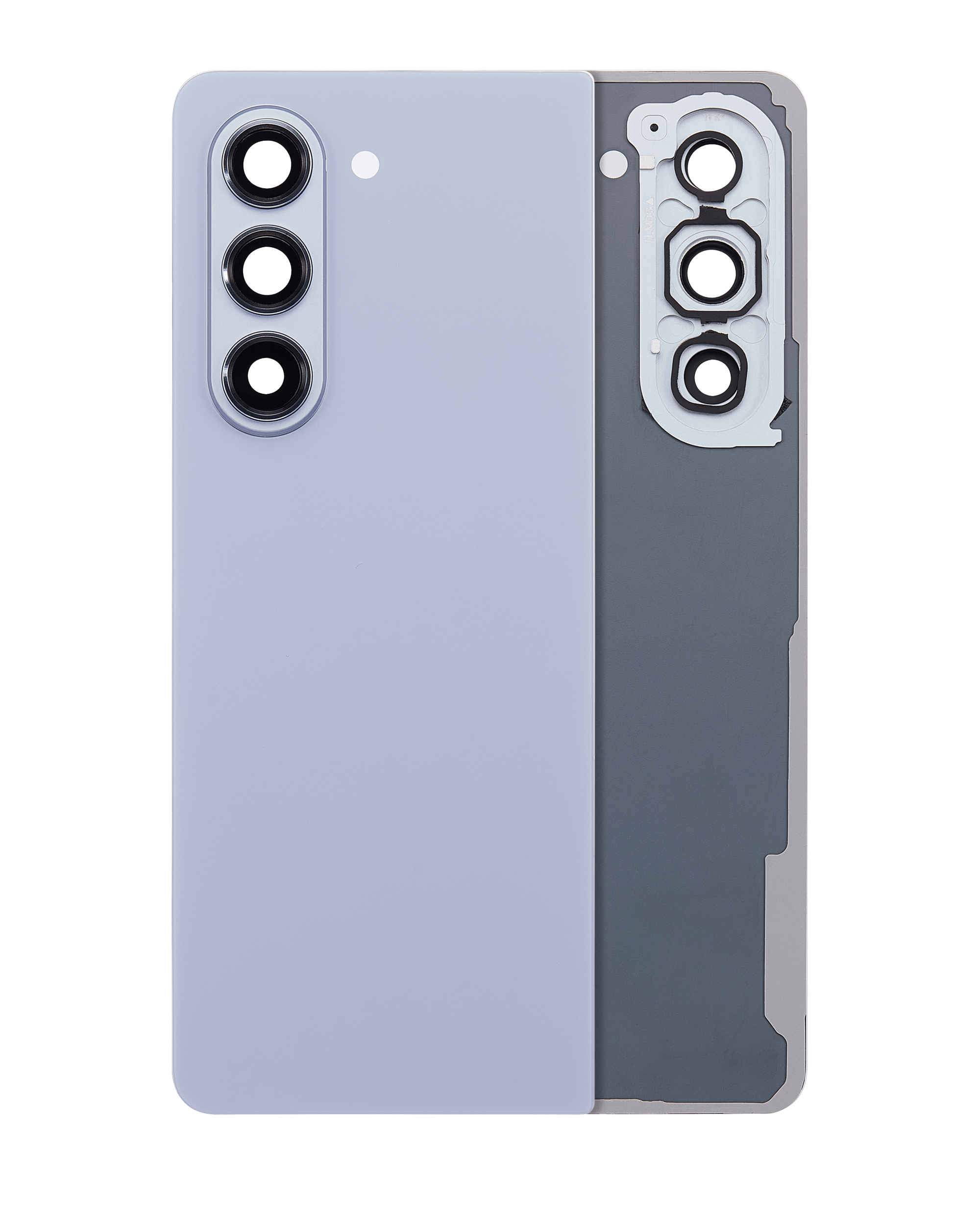 Back Cover Glass with Camera Lens for Samsung Galaxy Z Fold 5 (Service Pack) (Blue)