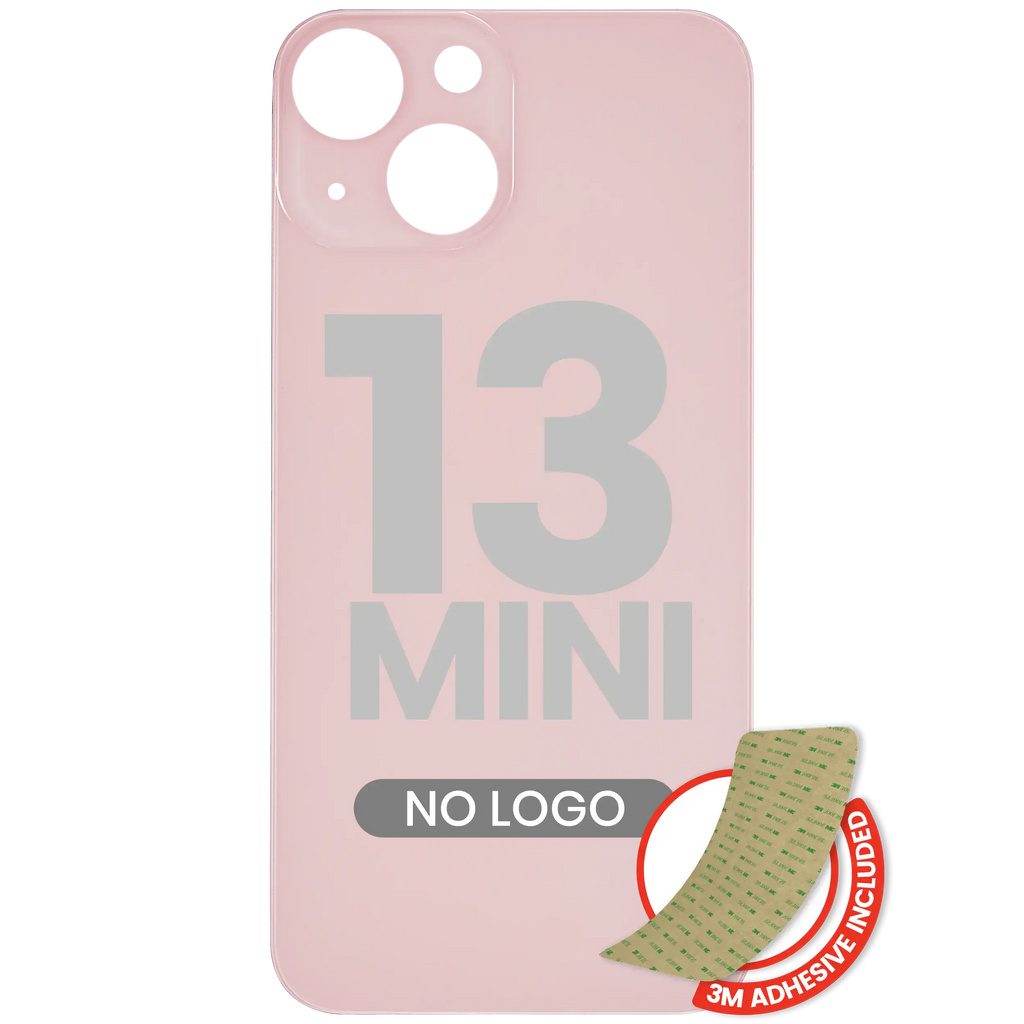 Backcover für iPhone 13 Mini, Pink, mit 3M Kleber, ohne Logo, großes Kameraloch