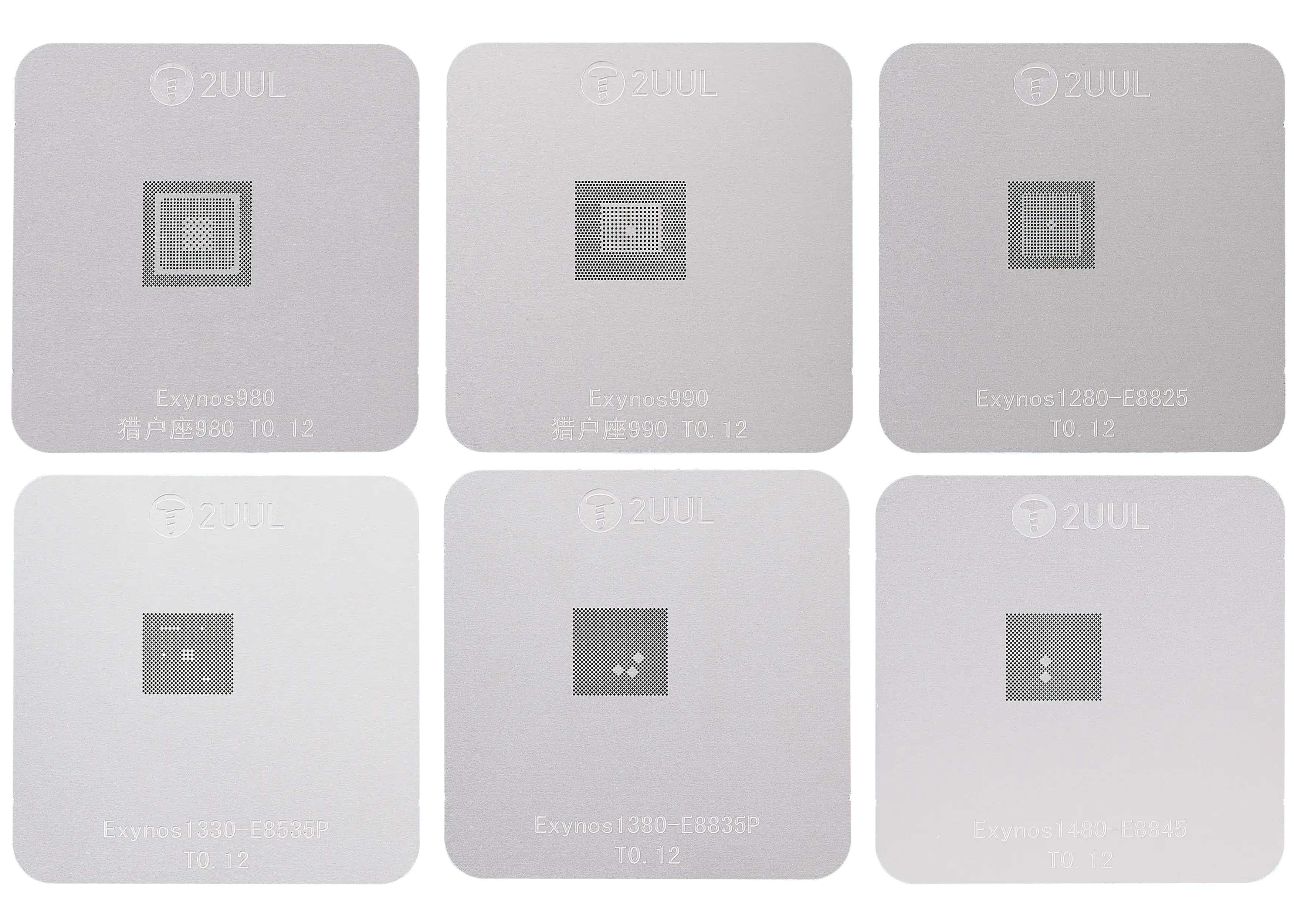 BH17 CPU Reball Base Magnetic Dual-Sided Reballing-Plattform Set (CPUX75) (2UUL)