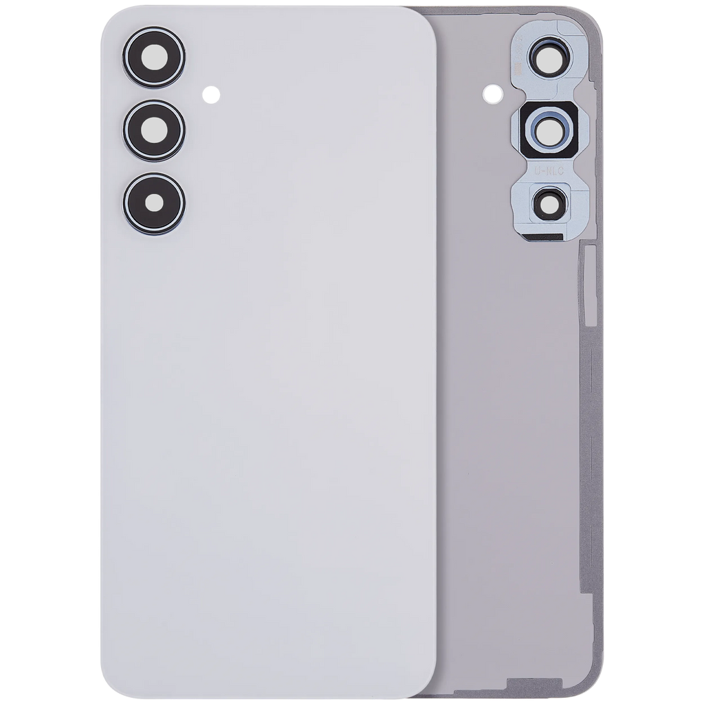 Backcover Glass mit Camera Lens für Samsung Galaxy A35 5G (A356 / 2024 (ohne Logo) (Aftermarket Plus) (Iceblue)
