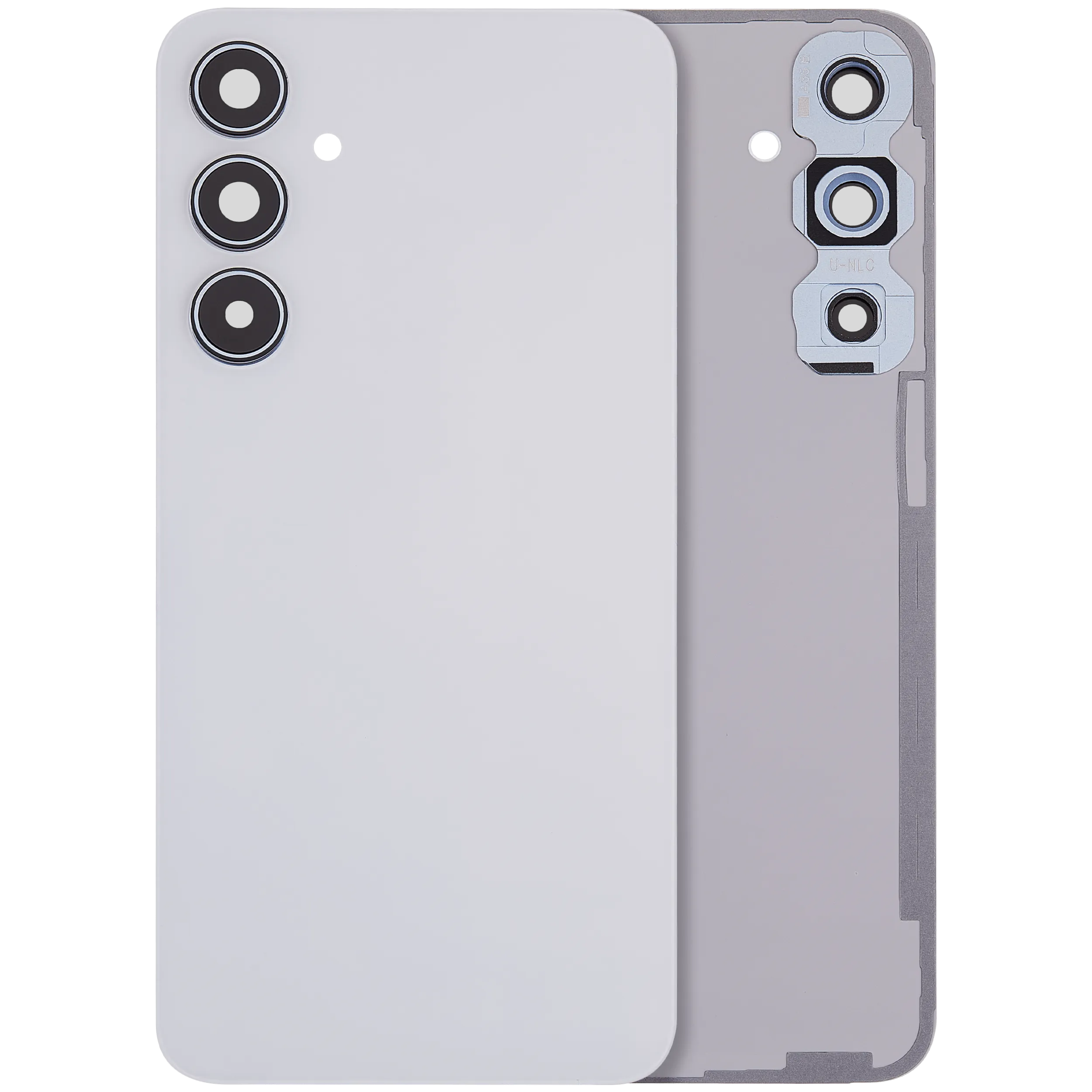 Backcover Glass mit Camera Lens für Samsung Galaxy A35 5G (A356 / 2024 (ohne Logo) (Aftermarket Plus) (Iceblue)