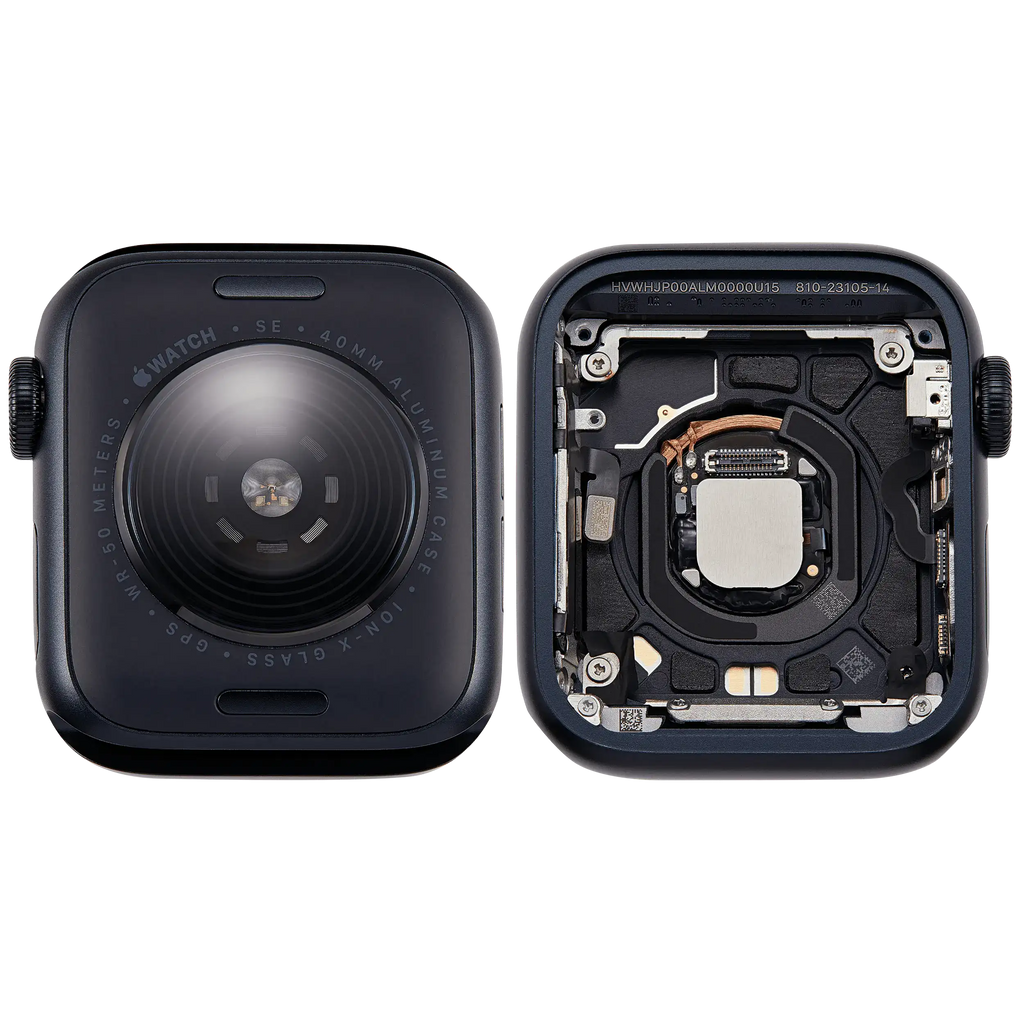 Backcover/Rahmen für Watch Series SE 3rd (40MM) (gebrauchter OEM-Ausbau, Qualität A) (GPS Version) (Aluminum / Midnight)